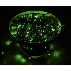 Neon-Night Гирлянда Твинкл Лайт 10 м, черный ПВХ, 100 диодов, цвет зеленый
