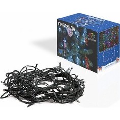 Neon-Night Гирлянда Твинкл Лайт 10 м, темно-зеленый ПВХ, 80 LED, цвет: Синий