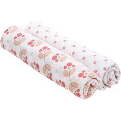Муслиновые пеленки Bebe Au Lait 2 шт. Dewberry/Lattice