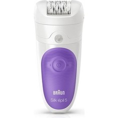 Эпилятор Braun Silk-pil 5 5-541 Wet&Dry белый/фиолетовый