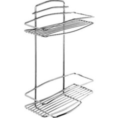 Полка Milardo двухъярусная прямая, нержавеющая сталь (212W020M44)