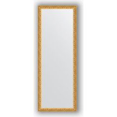 Зеркало в багетной раме поворотное Evoform Definite 52x142 см, сусальное золото 47 мм (BY 1068)