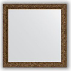 Зеркало в багетной раме Evoform Definite 64x64 см, виньетка состаренная бронза 56 мм (BY 3137)