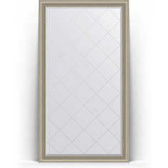 Зеркало напольное с гравировкой поворотное Evoform Exclusive-G Floor 111x201 см, в багетной раме - хамелеон 88 мм (BY 6360)