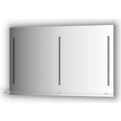 Зеркало с полочкой Evoform Ledline-S с 3-мя светильниками 16,5 W 120x75 см (BY 2168)