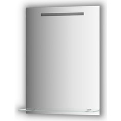 Зеркало с полочкой Evoform Ledline-S со светильником 3,5 W 55x75 см (BY 2153)