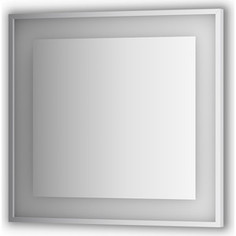 Зеркало в багетной раме поворотное Evoform Ledside со светильником 22 W 80x75 см (BY 2203)