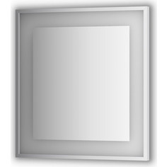 Зеркало в багетной раме поворотное Evoform Ledside со светильником 20 W 70x75 см (BY 2202)