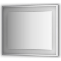 Зеркало в багетной раме поворотное Evoform Ledside со светильником 24 W 90x75 см (BY 2204)