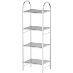 Стойка с полками 4-х ярусная 115 cm Defesto Pro хром (DEF 007)