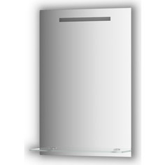 Зеркало с полочкой Evoform Ledline-S со светильником 3 W 50x75 см (BY 2152)