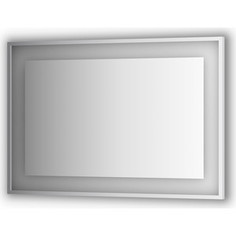 Зеркало в багетной раме поворотное Evoform Ledside со светильником 27,5 W 110x75 см (BY 2206)