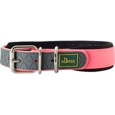 Ошейник Hunter Convenience Comfort 40 neonpink (27-35см) биотановый мягкая горловина розовый неон для собак