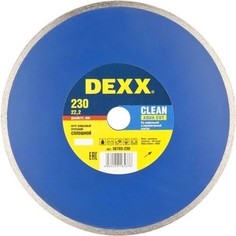 Диск алмазный DEXX сплошной для УШМ 230х22,2 мм (36703-230)