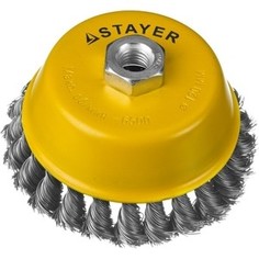 Корщетка-чашка Stayer Professional жгутированная 0,5 мм 120 мм хМ14 (35128-120)