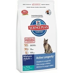 Сухой корм Hills Science Plan Active Longevity Mature Adult 7+ with Tuna с тунцом для пожилых кошек 2кг (8770)