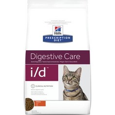 Сухой корм Hills Prescription Diet i/d Digestive Care with Chicken с курицей диета при лечении заболеваний ЖКТ для кошек 1,5кг (9188)