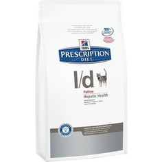 Сухой корм Hills Prescription Diet l/d Feline Hepatic Health диета при лечении заболеваний печени для кошек 1,5кг (8695)