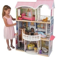 KidKraft Винтажный кукольный дом для Барби Магнолия (Magnolia) с мебелью 13 предметов (65839_KE)