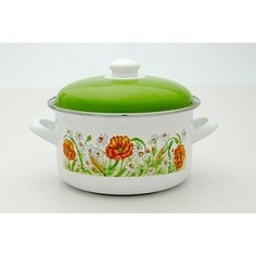 Кастрюля эмалированная 2.2 л Savasan Адажио (1265/2.2 л)