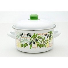 Кастрюля эмалированная 1.7 л Savasan Оливия (7861/1.7 л)