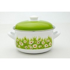 Кастрюля эмалированная 2.5 л Savasan Лето (1246/2.5 л)
