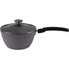 Ковш 1.5 л со съемной ручкой Kukmara Светлый мрамор (кмс17а)