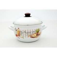 Кастрюля эмалированная 2.7 л Savasan Италия (63249/2.7 л)