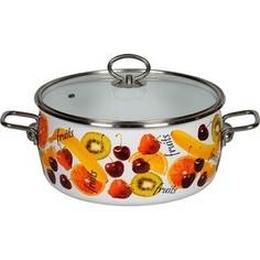 Кастрюля эмалированная 5.0 л Vitross Fruits 1SA245S