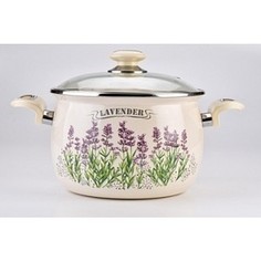 Кастрюля эмалированная 5.0 л Laurel Lavender (L91916)