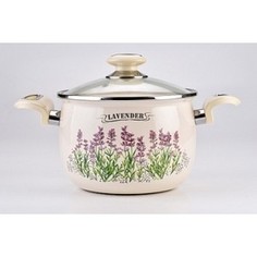 Кастрюля эмалированная 3.5 л Laurel Lavender (L91913)