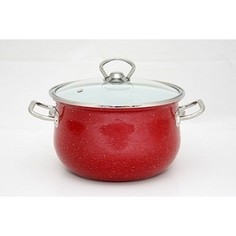 Кастрюля эмалированная 3.7 л Savasan Бордо 3.7л Р450В