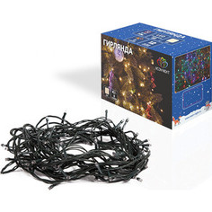 Neon-Night Гирлянда Твинкл Лайт 10 м, темно-зеленый ПВХ, 80 LED, цвет ТЕПЛЫЙ БЕЛЫЙ