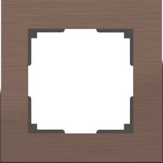 Рамка Werkel Aluminium алюминий коричневый WL11-Frame-01