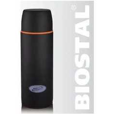 Термос 1 л Biostal Спорт чёрный NBP-1000C