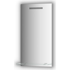 Зеркало с полочкой Evoform Ledline-S со светильником 2 W 40x75 см (BY 2151)
