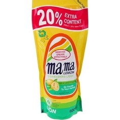 Гель для мытья посуды Mama Lemon Лимон (Natural Lemon Fragrance), 600 мл