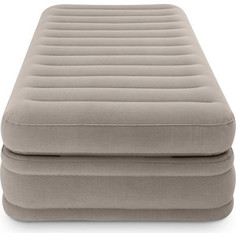 Надувная кровать Intex 64444 Prime Comfort Elevated Airbed 99х191х51см, встроенный насос 220V