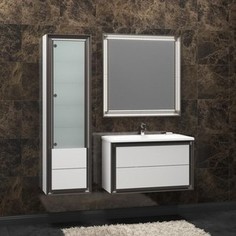 Тумба с раковиной Opadiris Капри 90 белый/нагал (Z0000002384 +Z0000003613)