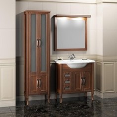 Тумба с раковиной Opadiris Мираж 80 светлый орех (Z0000006876 + Z0000006599)