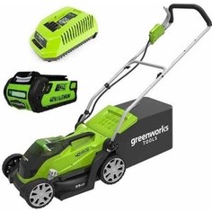 Газонокосилка аккумуляторная GreenWorks G40LM35K6 (2501907UF)