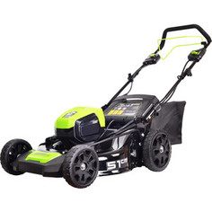 Газонокосилка аккумуляторная GreenWorks GD80LM51SPK4 (2502107UB)