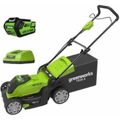 Газонокосилка аккумуляторная GreenWorks G40LM41K3 (2504707UE)