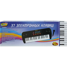 Детский синтезатор Abtoys с микрофоном, 37 клавиш, 53 см (D-00025(SD981B))