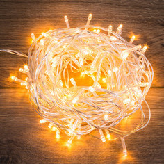 Neon-Night Гирлянда Твинкл Лайт 15 м, прозрачный ПВХ, 120 LED, цвет ТЕПЛЫЙ БЕЛЫЙ