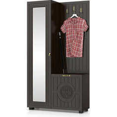 Шкаф комбинированный Compass МБ-10 венге темный/орех шоколадный