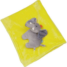 Zoocchini Одеяло с игрушкой Слон / жёлтое (00517)
