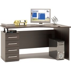 Стол компьютерный СОКОЛ КСТ-104.1 венге левый