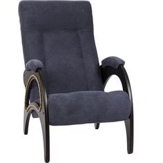 Кресло для отдыха Мебель Импэкс МИ Модель 41 венге, обивка Verona Denim Blue