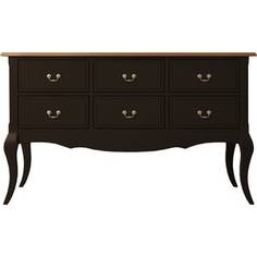 Консоль Etagerca Leontina ST9358ETG/BLK 6 ящ